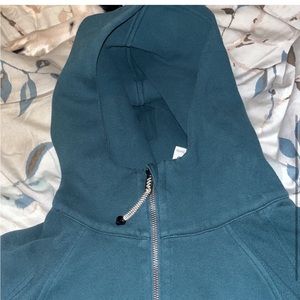 Half zip scuba hoodie